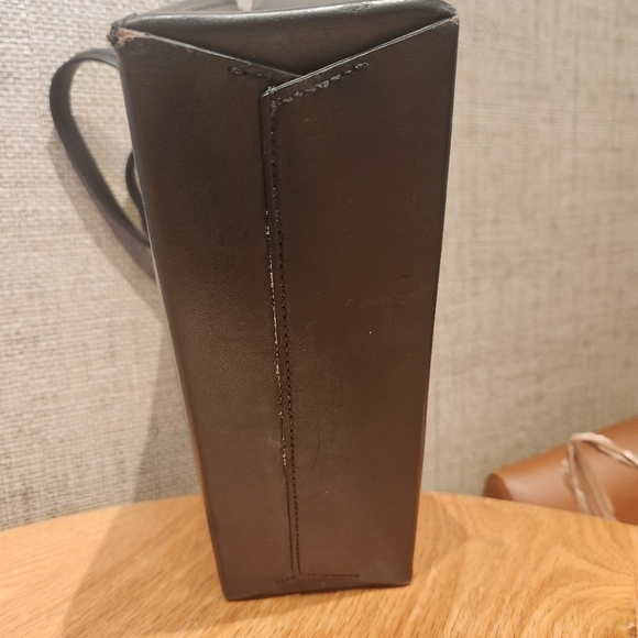 Mini Box Black Leather Handbag - Picture 3 of 5